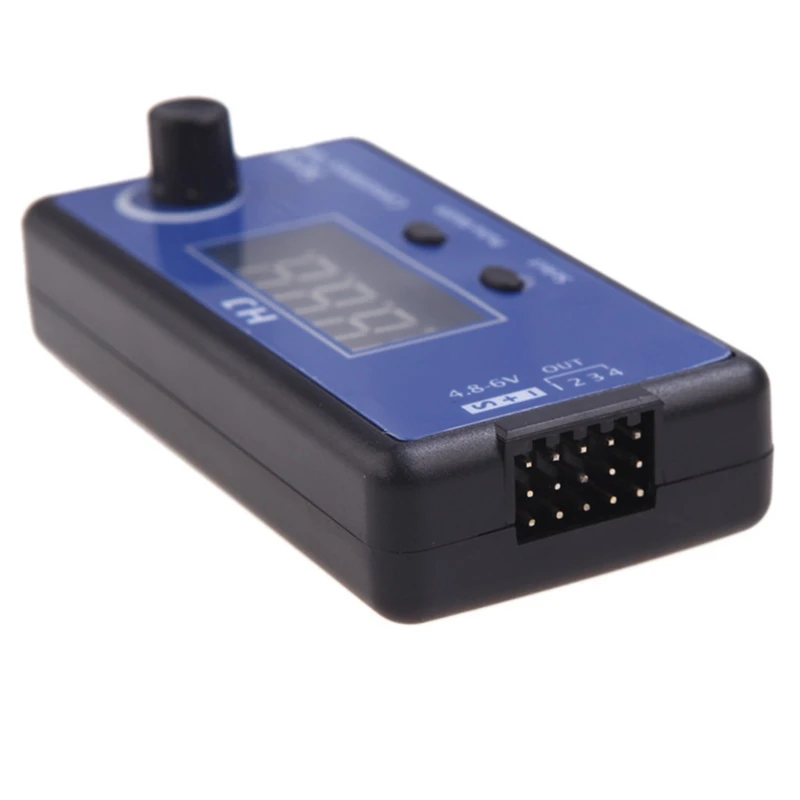 جهاز اختبار سيرفو رقمي ، جهاز اختبار اتساق ESC لطائرة هليكوبتر بتحكم عن بعد ، طائرة ، سيارة ، متين ، سهل التركيب ، 1-4