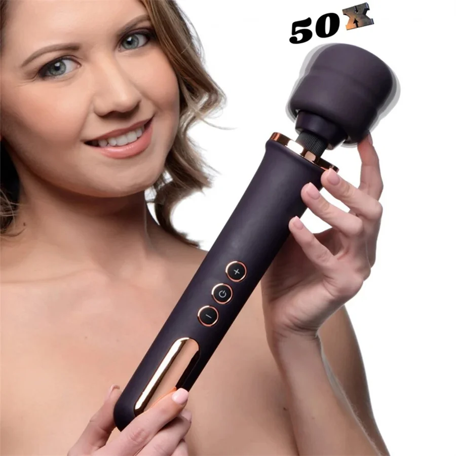 Seksspeeltjes Gereedschap Enorme Magische Handheld Massager Wand Clitoris Stimulatie Voor Vrouwen Big Size Av Stick 10-Speed Vibrator Voorspel