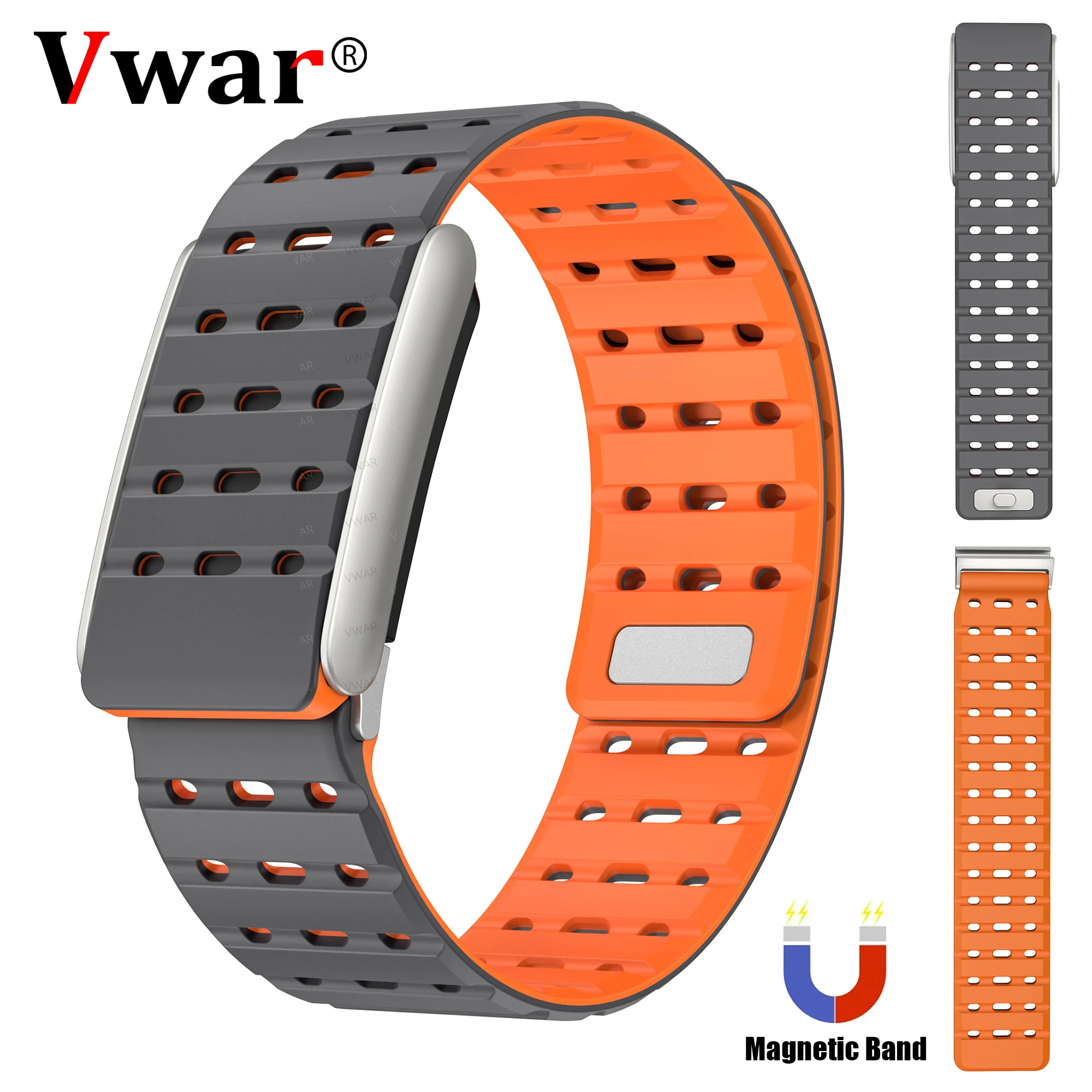 

Магнитный ремешок для WHOOP 5,0/MG SportFlex, обновленный спортивный дышащий ремешок для часов Whoop One Peak Life, ремешок ЭКГ для женщин и мужчин