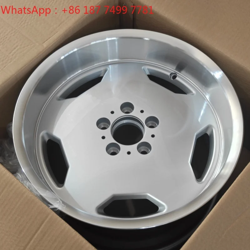 18 19 Inch 5X120 Deep Dish Silver Cast Alloy Passenger Wheels