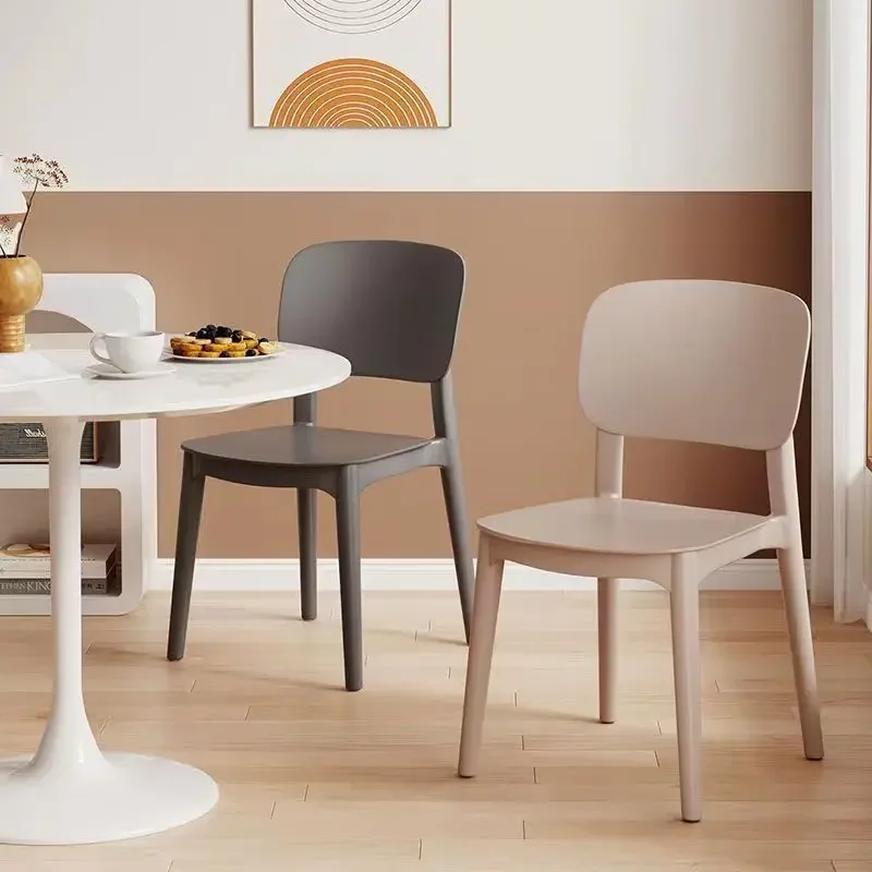 

Plastic Chairs for Home Use,Thickened Dining Tables and Chairs for Comfortable Sitting,Minimalist Stools,and Backrest Chairs