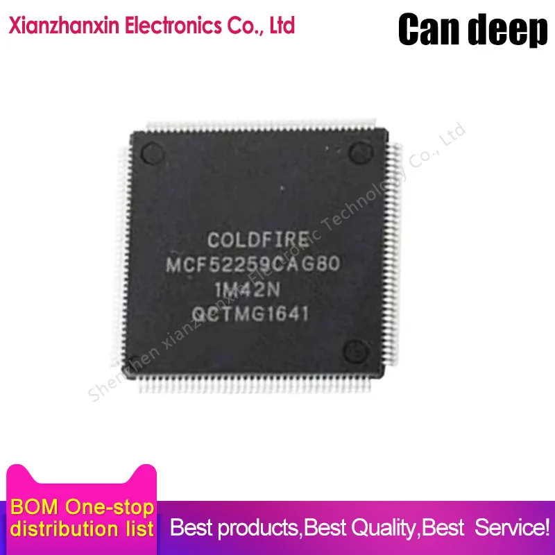 1pcs/lot MCF52259CAG80 MCF52259 LQFP-144 32-bit microcontroller - MCU