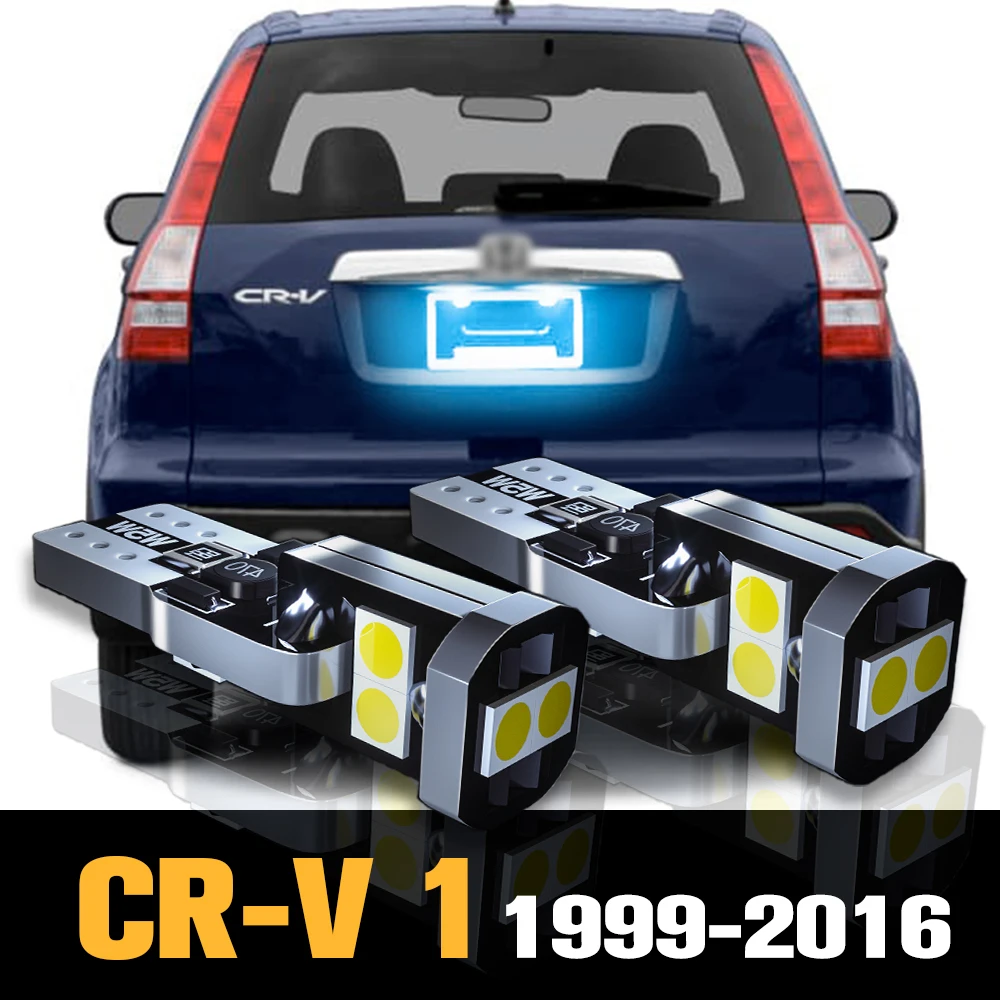 

2pcs Canbus LED License Plate Light Lamp Accessories For Honda CR-V CR V CRV 1999-2016 2008 2009 2010 2011 2012 2013 2014 2015