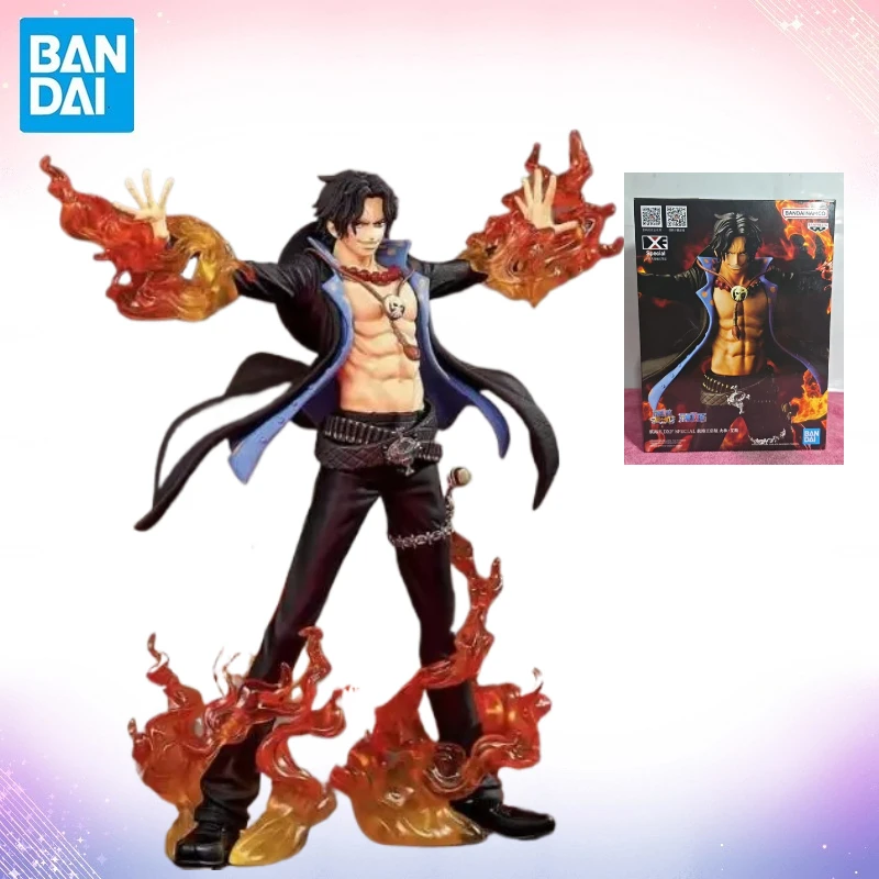 

Genuine BANDAI NAMCO ONE PIECE DXF SPECIAL Portgas D Ace PVC about Anime Figure Model Desktop ornament toy gift Collection Toys