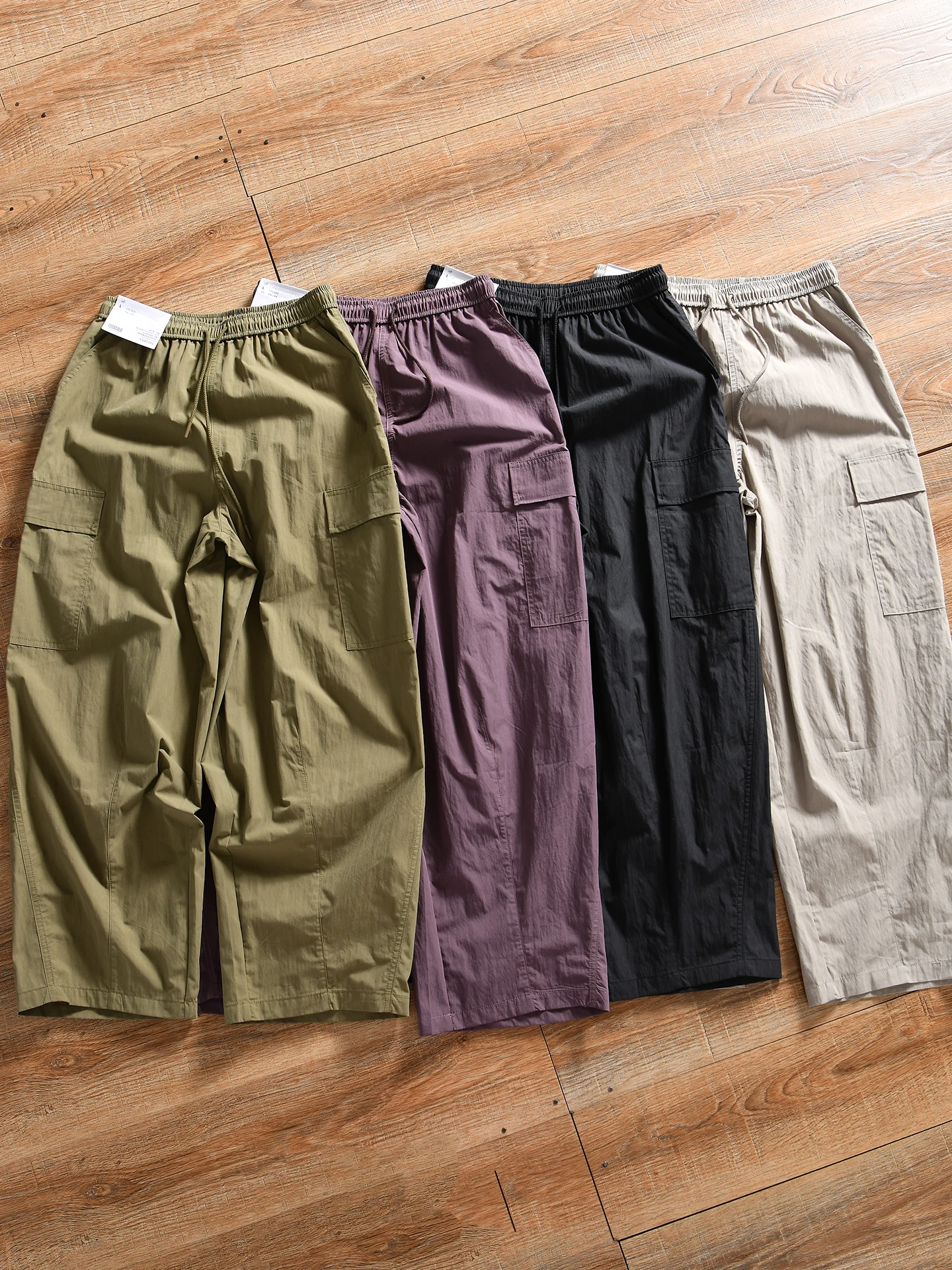 Outdoor Cotton Nylon Blend Comfortable Breathable Men's Casual Workwear Long Pants Autumn Season Fashionable Straight Leg Tro...