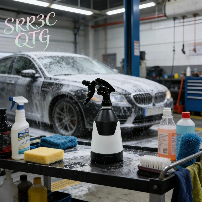 

Hot Sale 900ML Large Capacity Bottles Leak-Free Super Fine Mist Trigger Sprayer Flower Watering Spray Bottle Car Wash Supplies