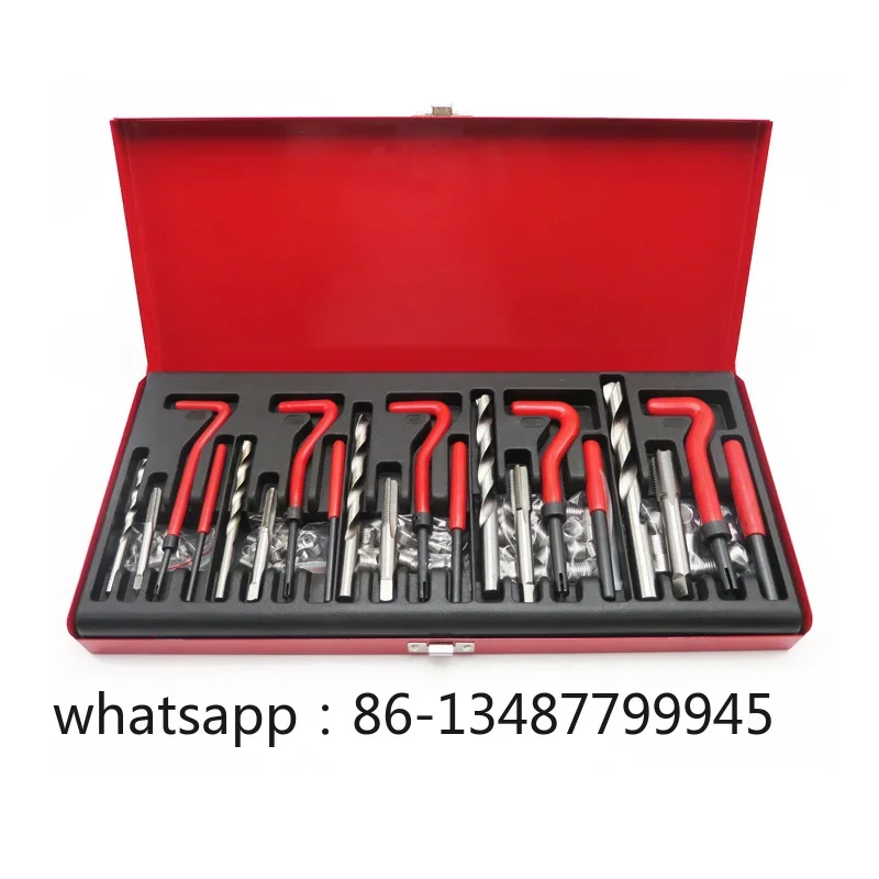 

131 pieces of automotive thread tapping repair tools for repairing automotive repair and maintenance sets