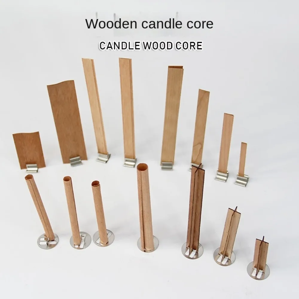 10 Pcs Cross Shaped Candlewick New S-shaped Woodiness Aromatherapy Core Croppable Circular Tube Shape Wick Office