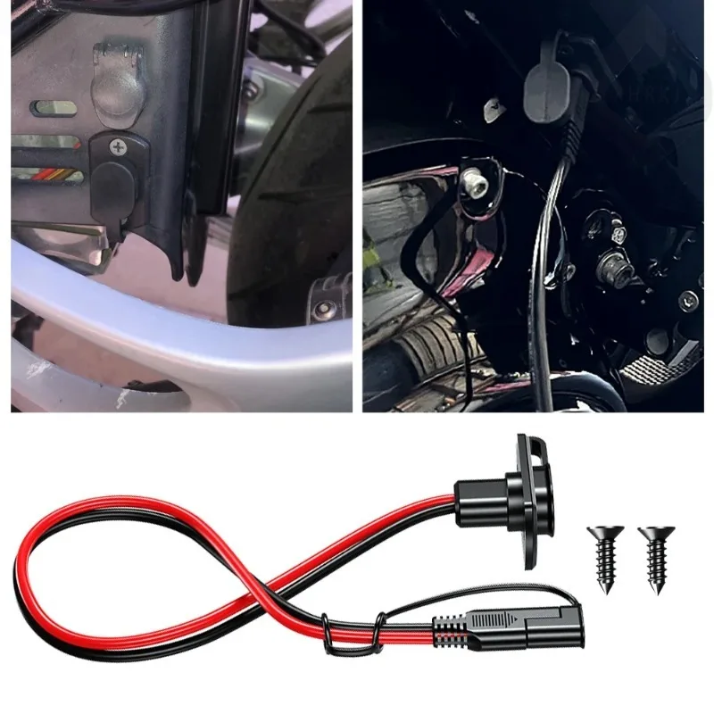 

Lyr Adapter Male Plug to Female Socket Cable 12AWG SAE Extension Cable 30cm Quick Connector Harness