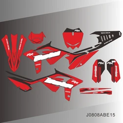 For Beta RR 2020 2021 2022 125 200 250 300 350 390 430 480 Graphics Decals Stickers Motorcycle Background Custom Number J0808ABE