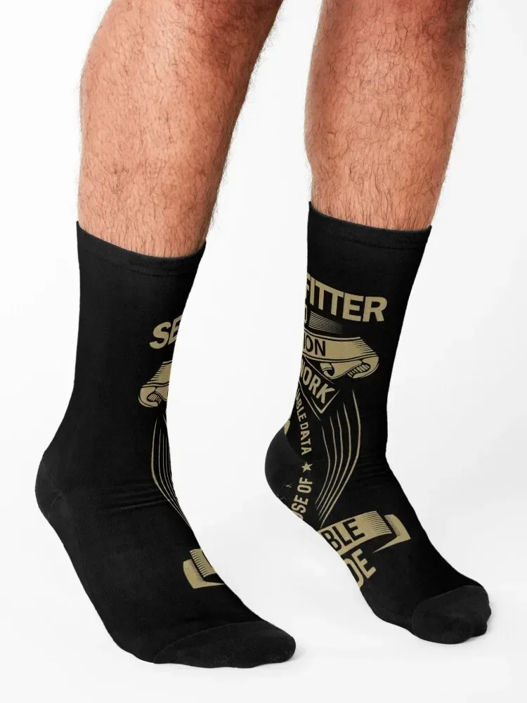 Service Fitter Socks FASHION retro aesthetic Children's Men's Socks Luxury Women's