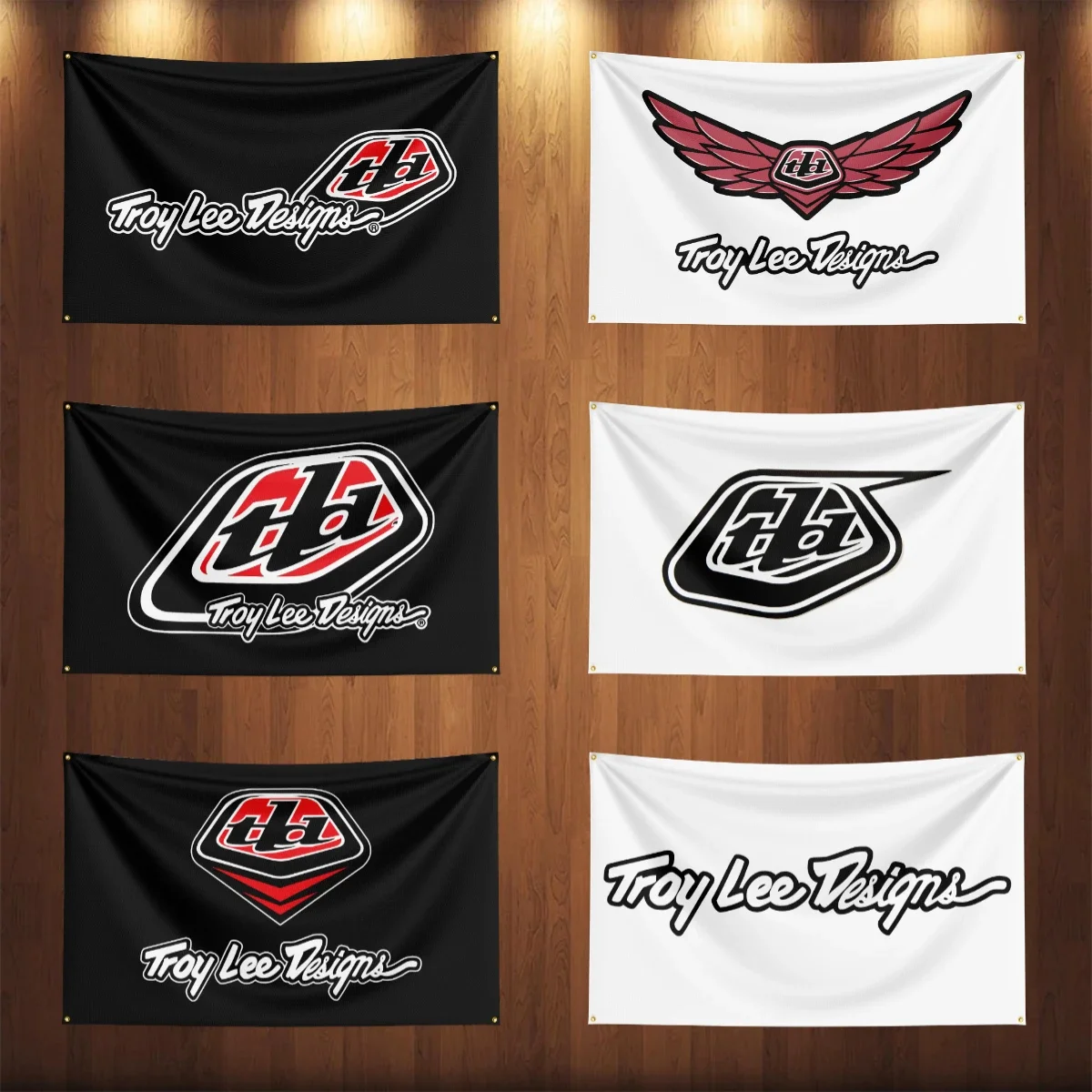 90x150CM Troy lee designs Auto Parts Flag Banner For Motorcycle cars Racing Garage Outdoor Decoration Tapestry Poster