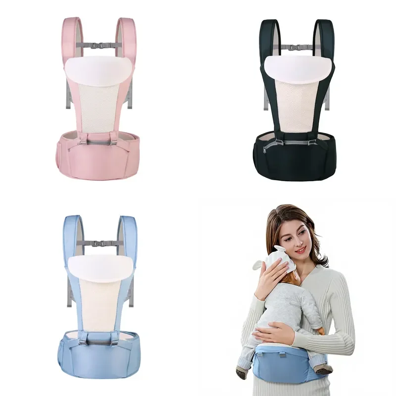 New Design Ergonomic 6 in 1 Soft Baby Carrier Foldable Breathable Plastic Frame Walking Front Backpack OEM Wholesale