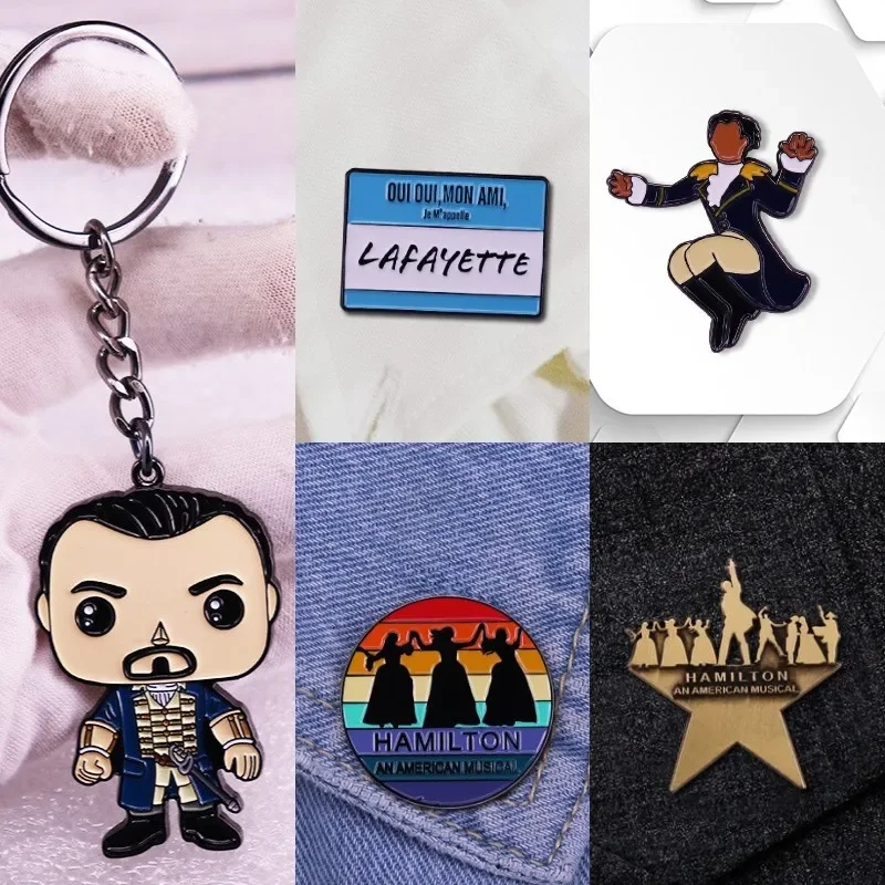 Classic Great Musical Enamel Pins Alexander Name Tag Backpack Hat Lapel Accessories Badge Jewelry Wholesale Gift For Friends
