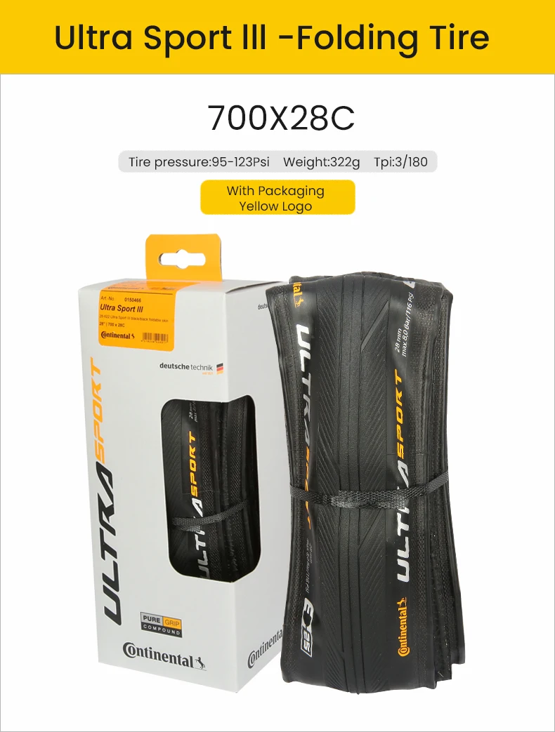 2 stücke Continental Road Reifen ULTRA Sport III & GRAND Sport Rennen Geschwindigkeit 700 × 25C/28C Straße Fahrrad klammer Faltbare Kies Reifen – Detail 22