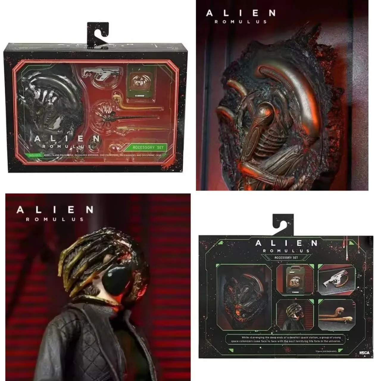 

Neca Alien Deadly Ship Romulus Accessories Pack Face Bug 9-Inch Joint Mobile Handpiece