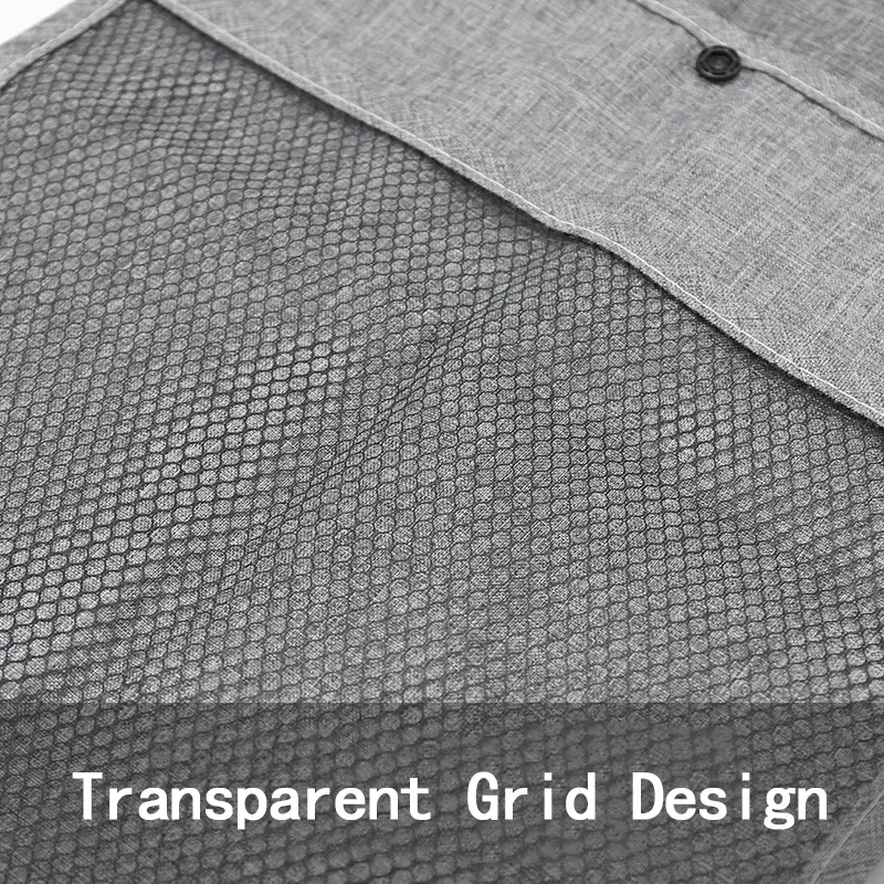 Sac de Rangement à Double Poche de Grande Capacité pour Bébé, Sacoche Multifonction en Maille, Design