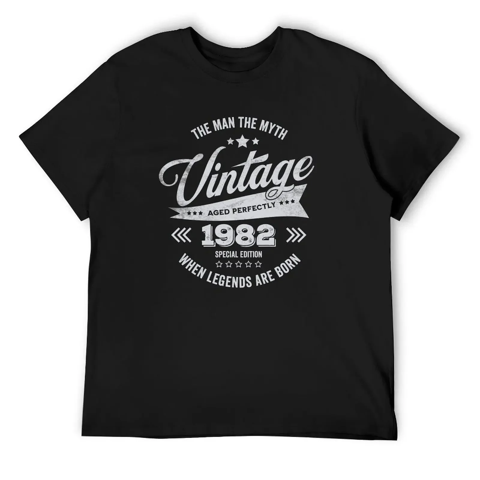 

Made in 1982 - Vintage 1982 Birthday Legend T-Shirt vintage basketball graphic tees Louboutins blanks T-shirts for men cotton