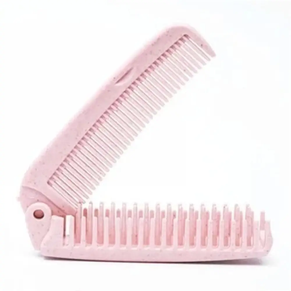 

Creative Anti-Static Foldable Hair Comb Detangling Hair Styling Folding Comb Hotel Travel Professional Hair Brush Women Girls