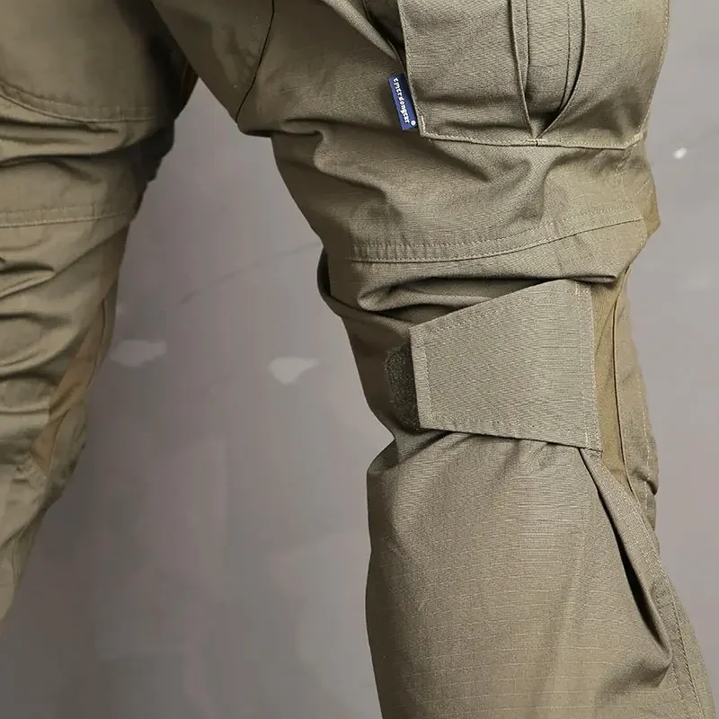 AUKU G3 Taktische Hose Camo Jagdhose Multicam Herren Duty Cargohose Training Schießhose Herrenbekleidung Wasserabweisend – Detail 13