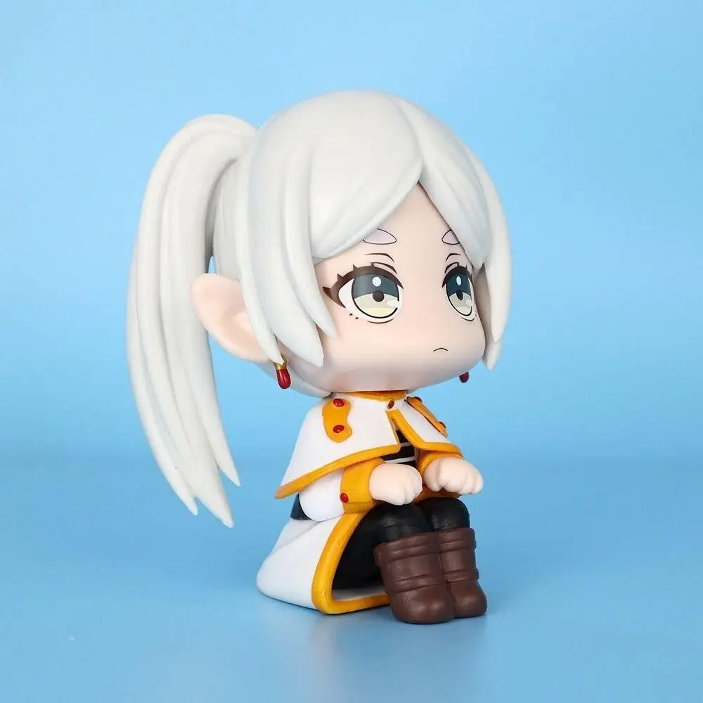 11 سنتيمتر أنيمي Sousou no Frieren Frieren الشكل انظر دمية السرخس لطيف نموذج الجلوس الموقف لعبة جمع عمل الشكل دمية