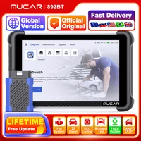 MUCAR 892BT herramientas de diagnóstico de coche libres de por vida codificación ECU sistema completo bidireccional 8 pulgadas CANFD DOIP escáner OBD2 automotriz