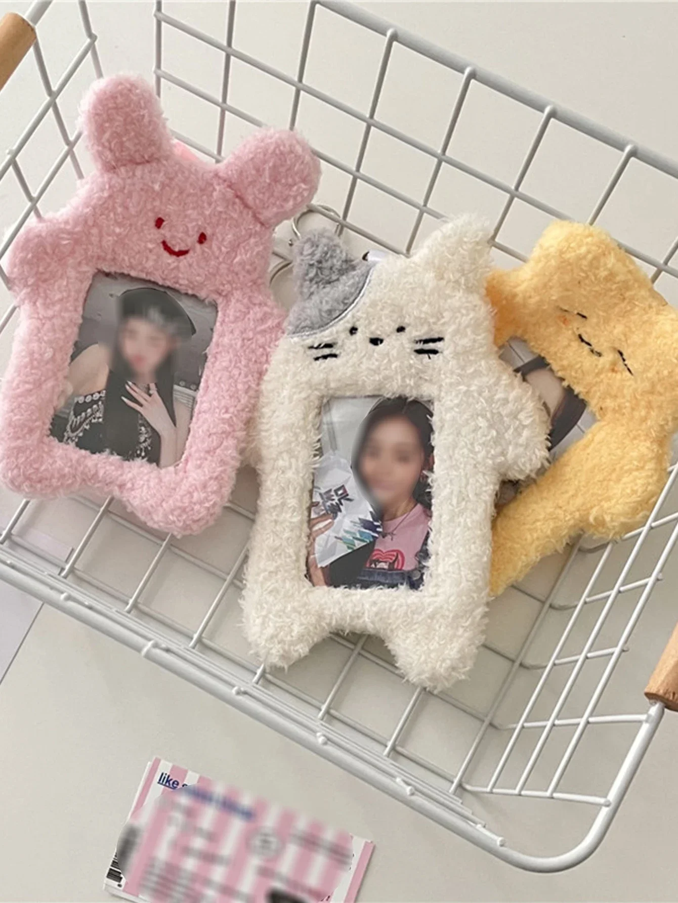 1pc Portable Plush Cat Card Holder Keychain Trackers tracking device Luggage tag Micro gps Rastreador veicular Mini rastreador