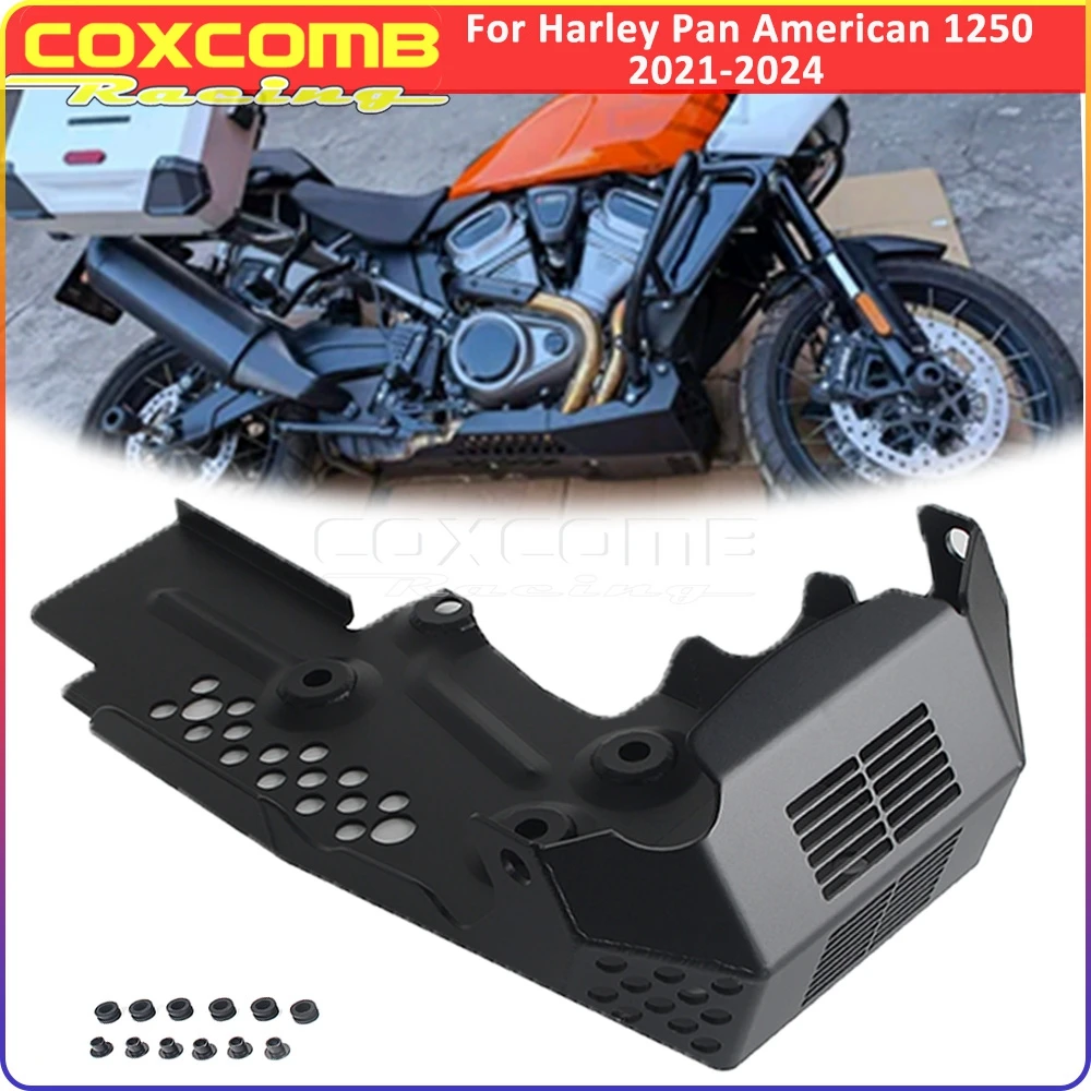 

Heavy-duty Aluminum Motorcycle Engine Chassis Cover Protector Skide Plate Guard For Pan American RA1250 Special RA1250S RA1250SE