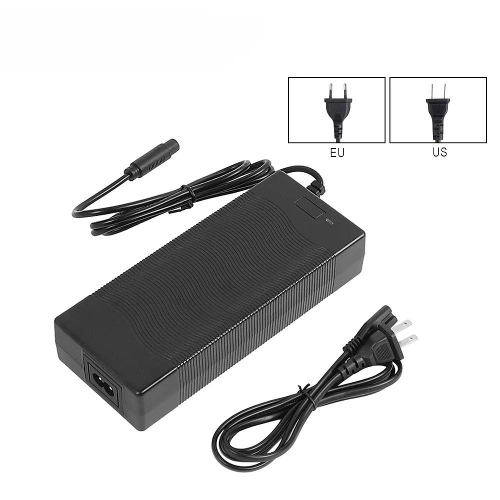 

Для электрического скутера KUGOO Kukirin G2 PRO DB, 54,6 В, 2 А, зарядное устройство для литиевой батареи, 3-контактный разъем, адаптер питания, детали зарядных устройств