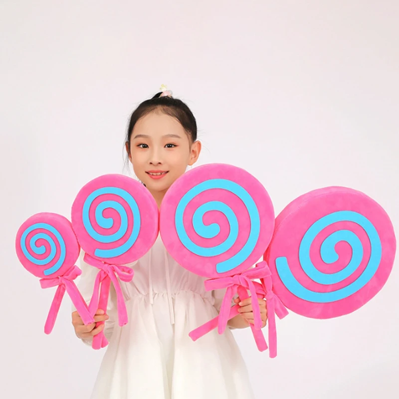 Bacchetta lecca-lecca di Halloween per bambini Accessori per vestire la principessa Caramelle dolci Puntelli per fotografia Carnevale Spettacolo di danza arcobaleno