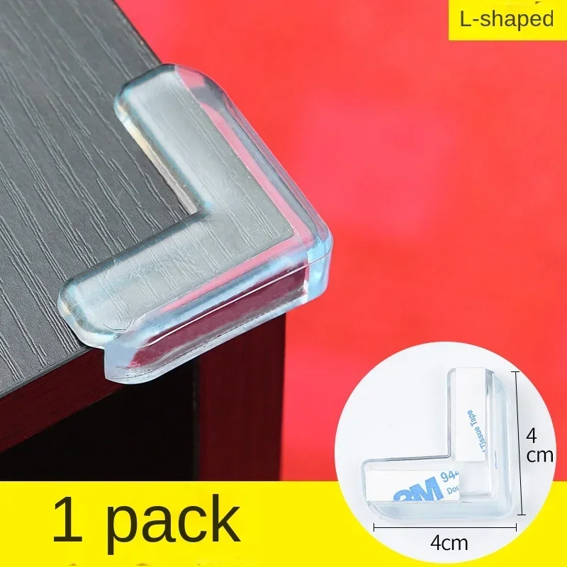 Baby Safe Silicone Table Corner Protector Furniture Edge Protector Children\'s Transparent Anti-Collision Edge Guard