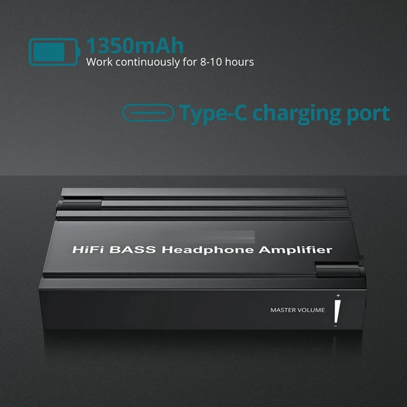 Amplificador de auriculares Hifi BASS amplificador de auriculares portátil de 3,5 Mm amplificador de auriculares amplificador de auriculares
