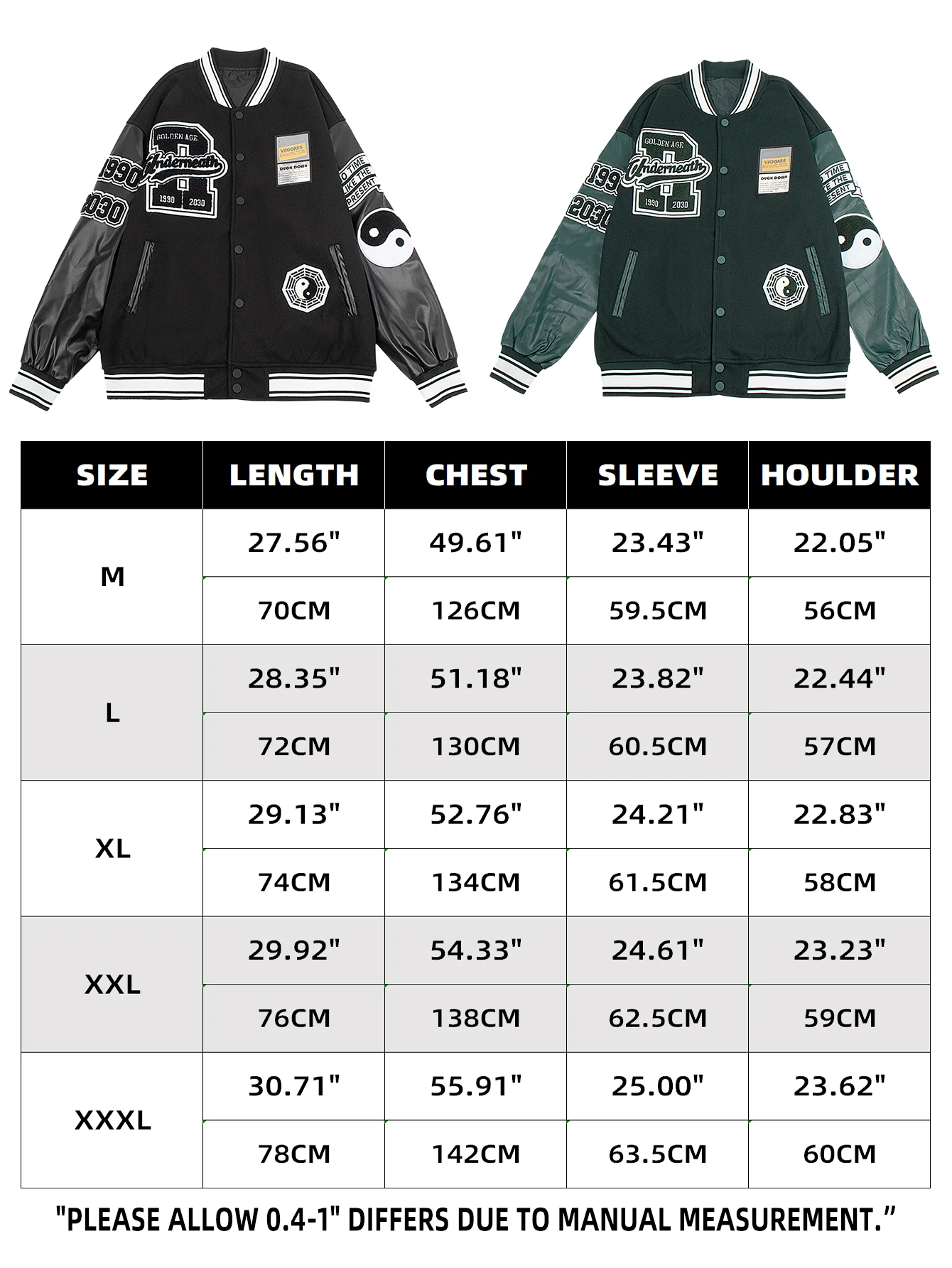 Men's Embroidered Varsity Jacket Retro Bomber Coats Autumn/Winter Tai Chi Embroidery Outwear Motorcycle new in jackets