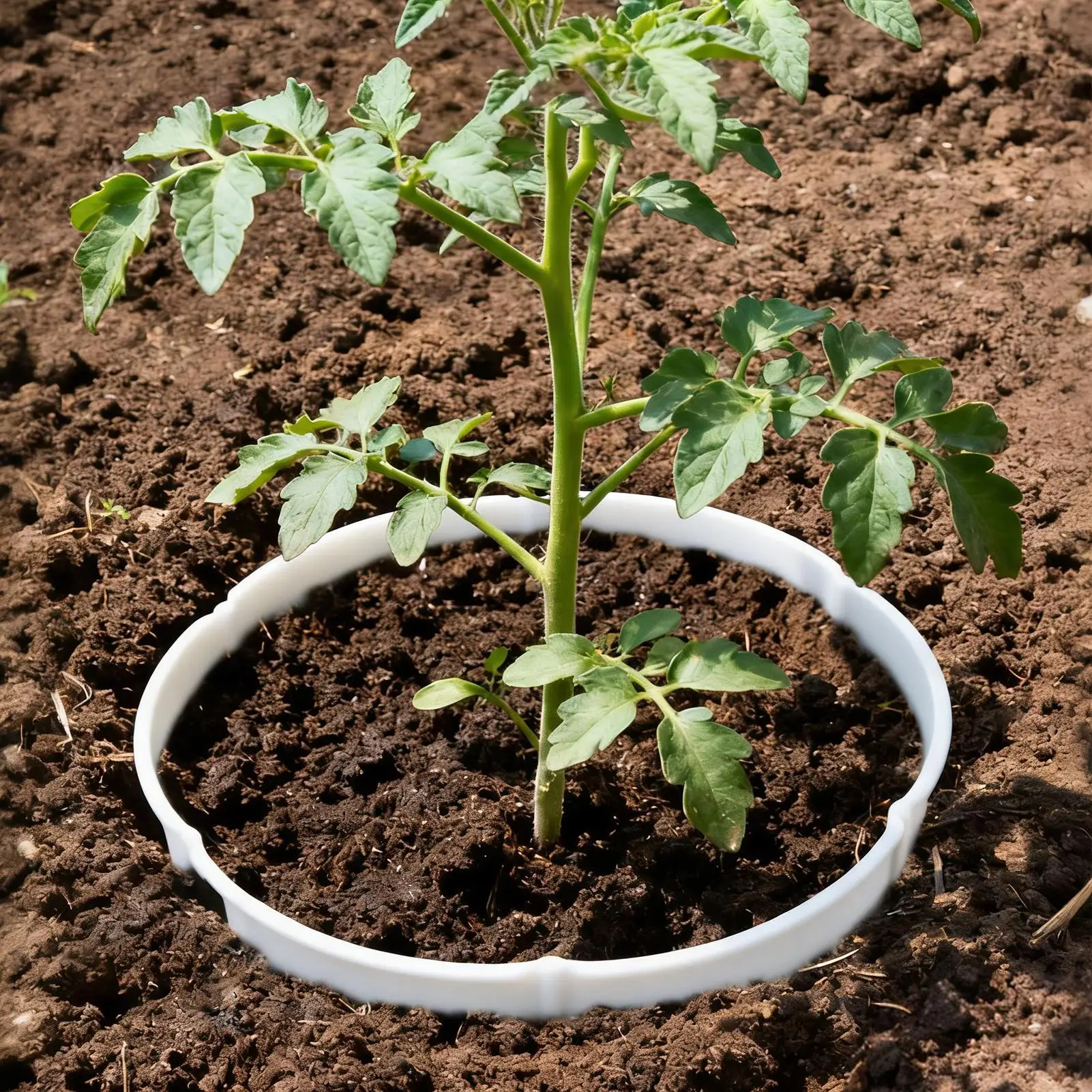 Grow Rings 24 Pieces Deep Watering Circular Reusable Landscape Edging Water Saver Planting Rings Edging For Garden Balcony