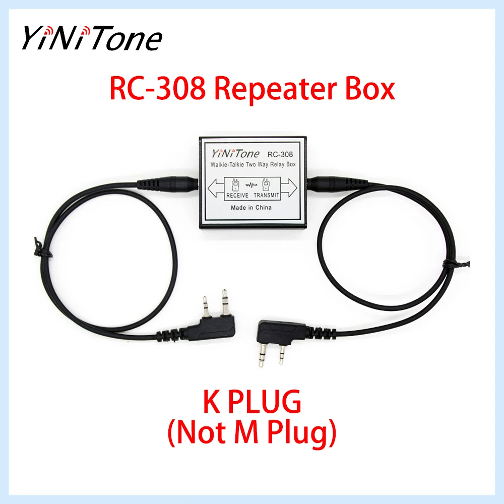 

Yinitone RC-308 Repeater Box for Baofeng UV-5R, Kenwood, TYT - Extend Range, Plug & Play Relay System