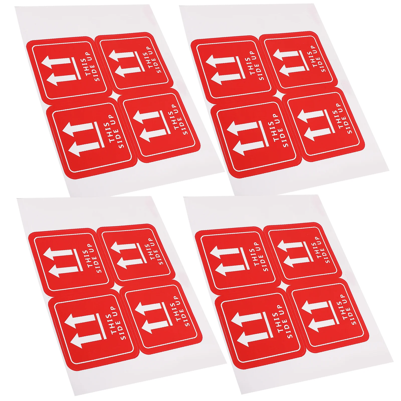 16Pcs Shipping Warning Stickers Labels Durable PVC Caution Packing Fragile Adhesive Stickers for Boxes and Packages