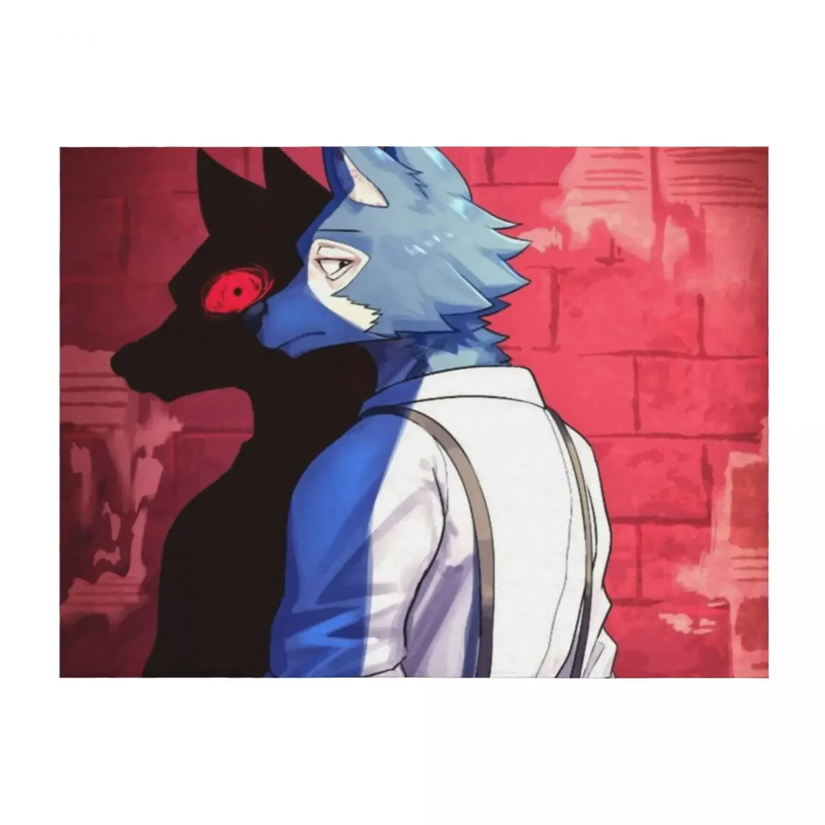 

Legoshi beastars Throw Blanket Hair Sofas Luxury for sofa Blankets