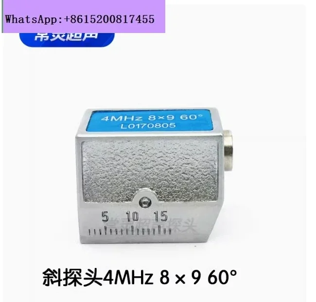 4MHz 8x9mm 45 60 70 Degree Angle Beam Probe Transducer for Ultrasonic UT