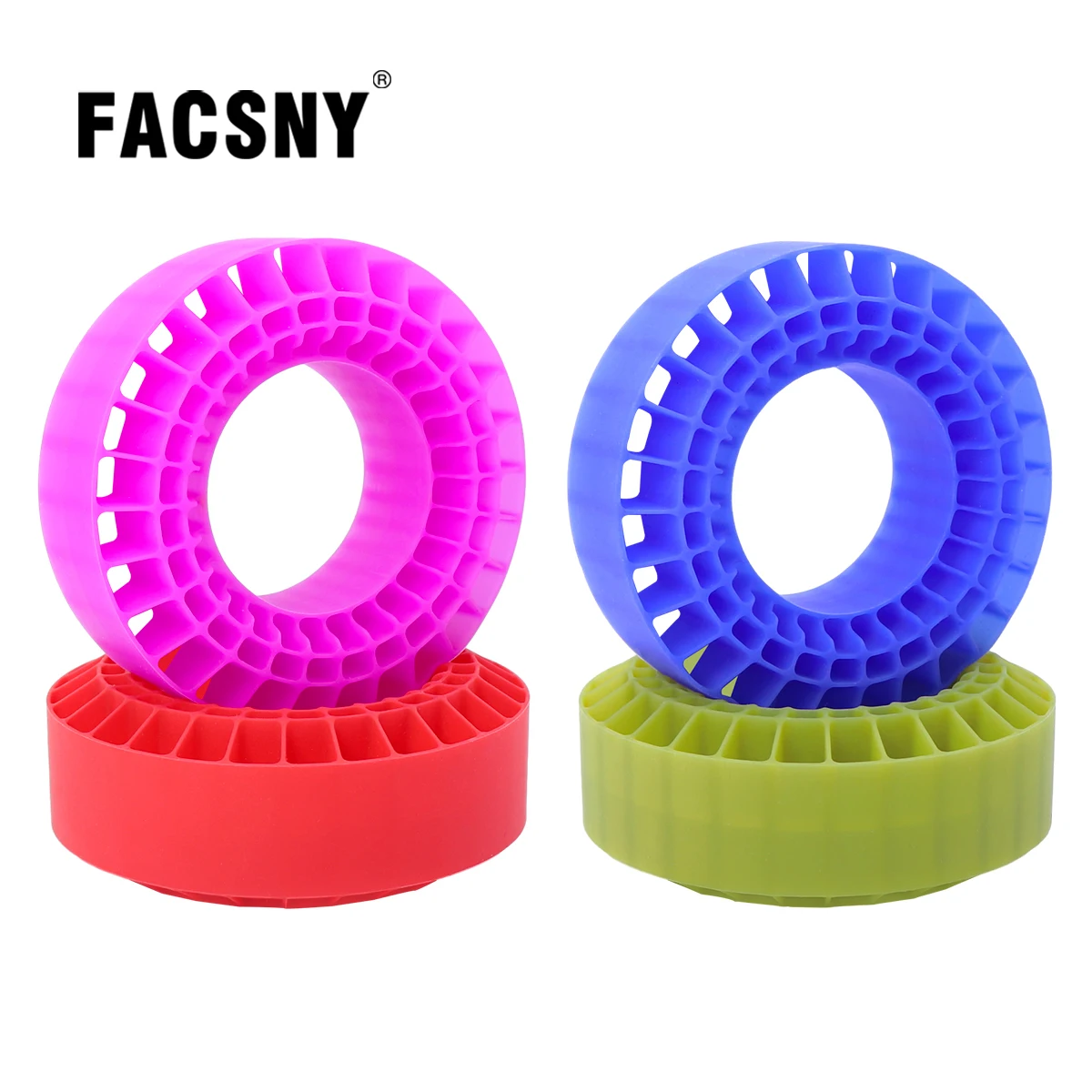 Waterproof Silicone Rubber Tire Inserts 108mm DIY Insert Foam Fit 1.9\