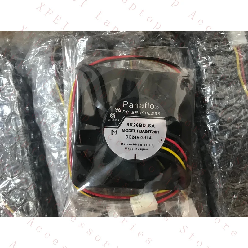 

D 1PC for Panaflo FBA06T24H Cooling Fan 60mm 6cm DC 24V 0.11A FBA06T24H New
