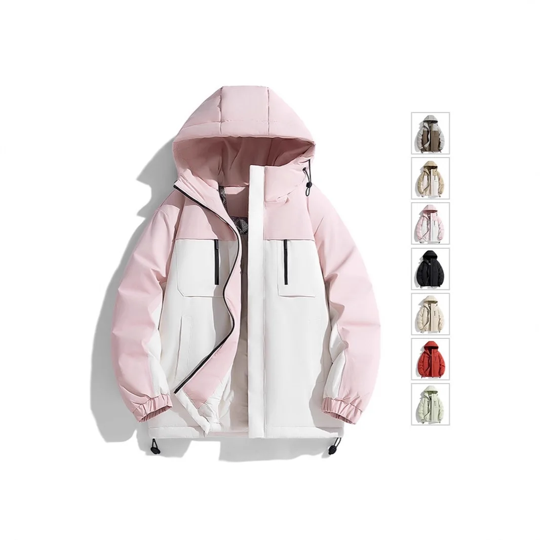 2025 New Couple Style Trendy Brand Windproof and Warm Cotton Clothes Thickened Graphene Cotton Clothes Outdoor Cotton Clothes Fo