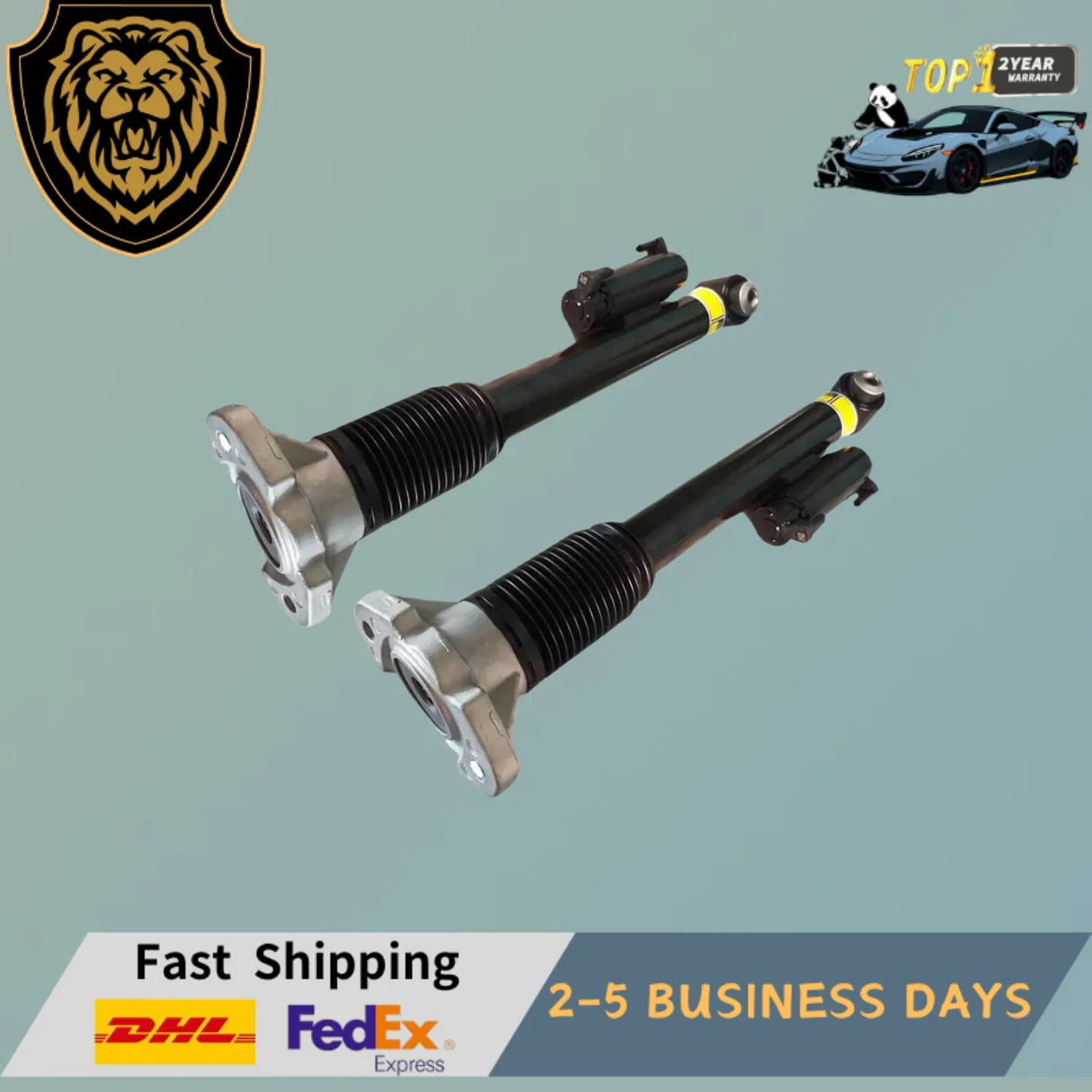 

2X Rear Air Suspension Struts w/ADS For Mercedes Benz W167 GLE 350 450 580 2019-