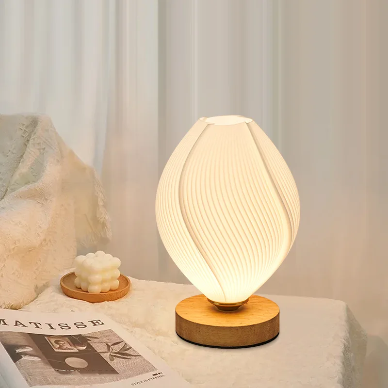 Elegant Bedside Table Lamp with Advanced Bedroom Decorative Romantic Atmosphere Night Light for Sleeping