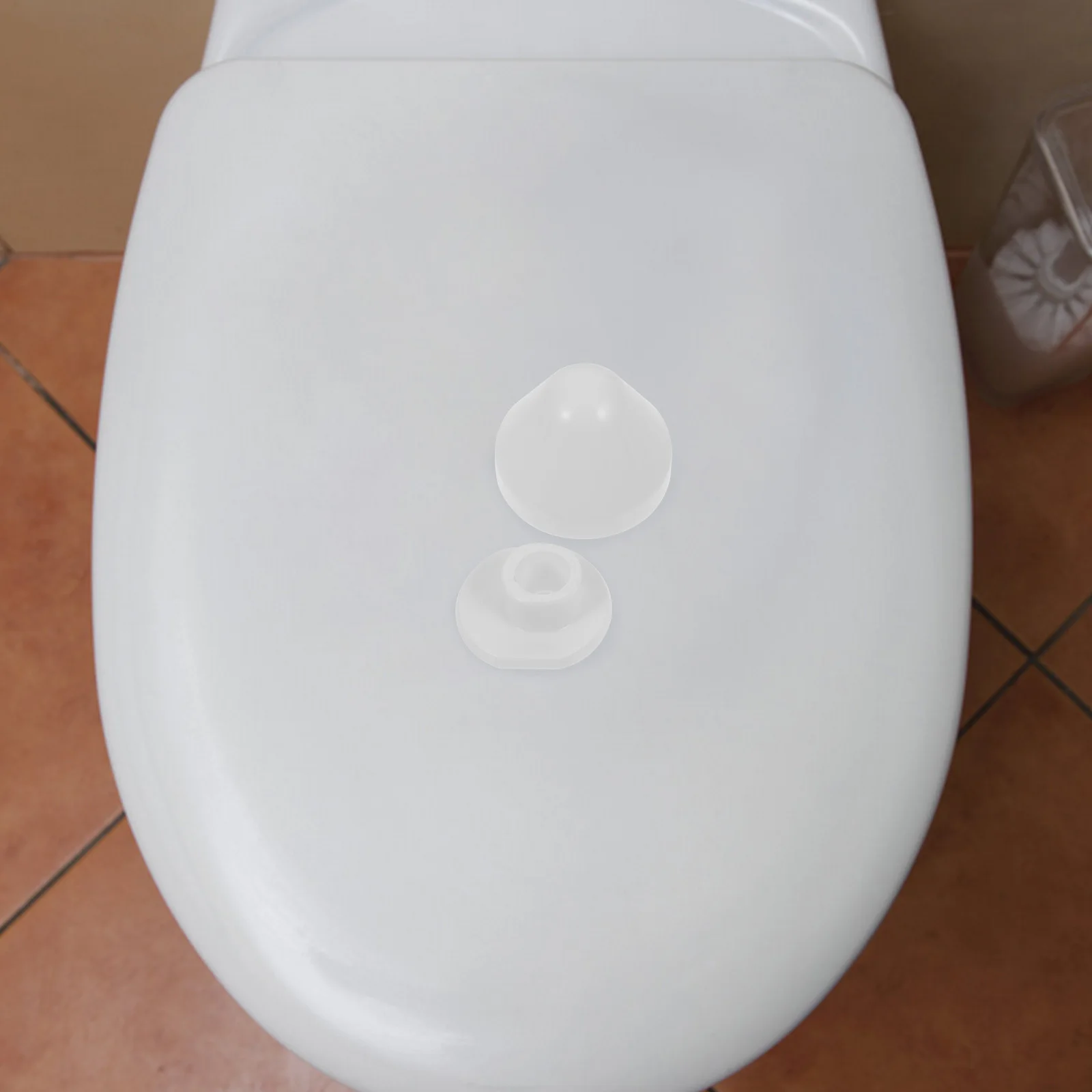 

1Set Toilet Bolt Caps Durable Easy Install Toilet Accessories Sturdy Material Long Lasting Use Bolt Covers Screw Caps