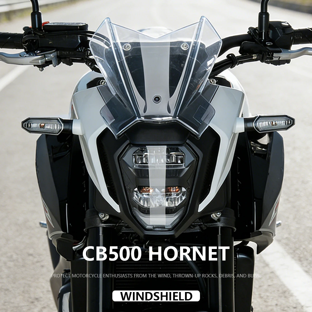 

For HONDA CB500 HORNET CB 500 Hornet 2024 2025 Motorcycle Accessories Windshield Windscreen Acrylic Kit Front Wind Deflector