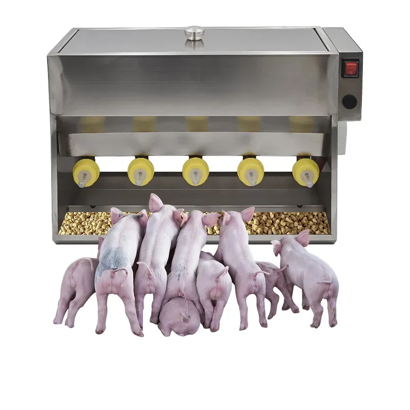 

Stainless Steel 15L/20L Double-side Constant Temperature Pig Nursing Machine Pig feeder Automatic Piglet Milk Feeder Pacifier