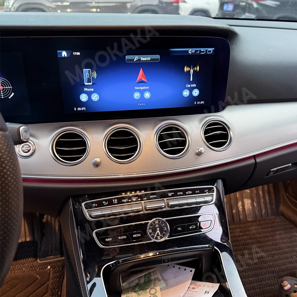 

Dual 12.3" Screen Android 13 Car Radio For Mercedes Benz E Class W213 2016-2018 Multimedia Player Navigation GPS Carplay WIFI BT