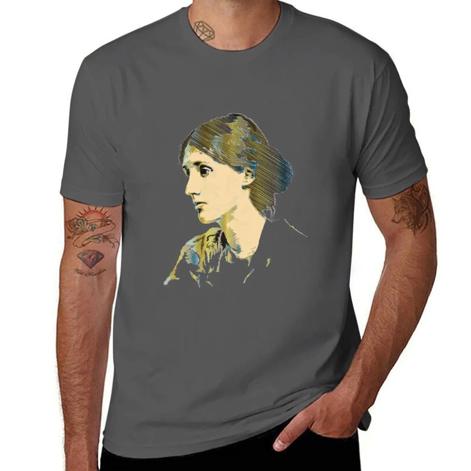 

Virginia Woolf T-Shirt Streetwear Print Tee Shirt