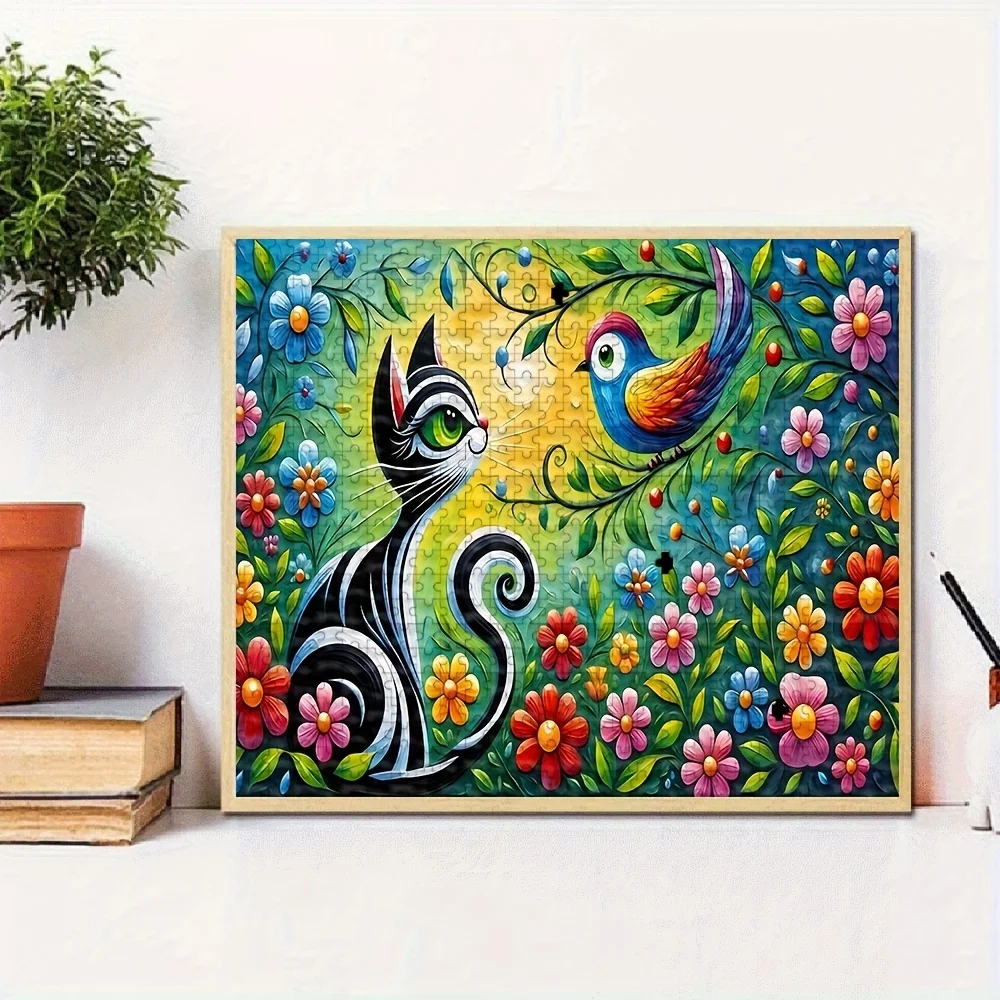 Puzzle adulte 500/1000 pièces |   Jeu familial amusant de haute qualité, anti-stress, idéal pour les anniversaires, Noël, Halloween et cadeau