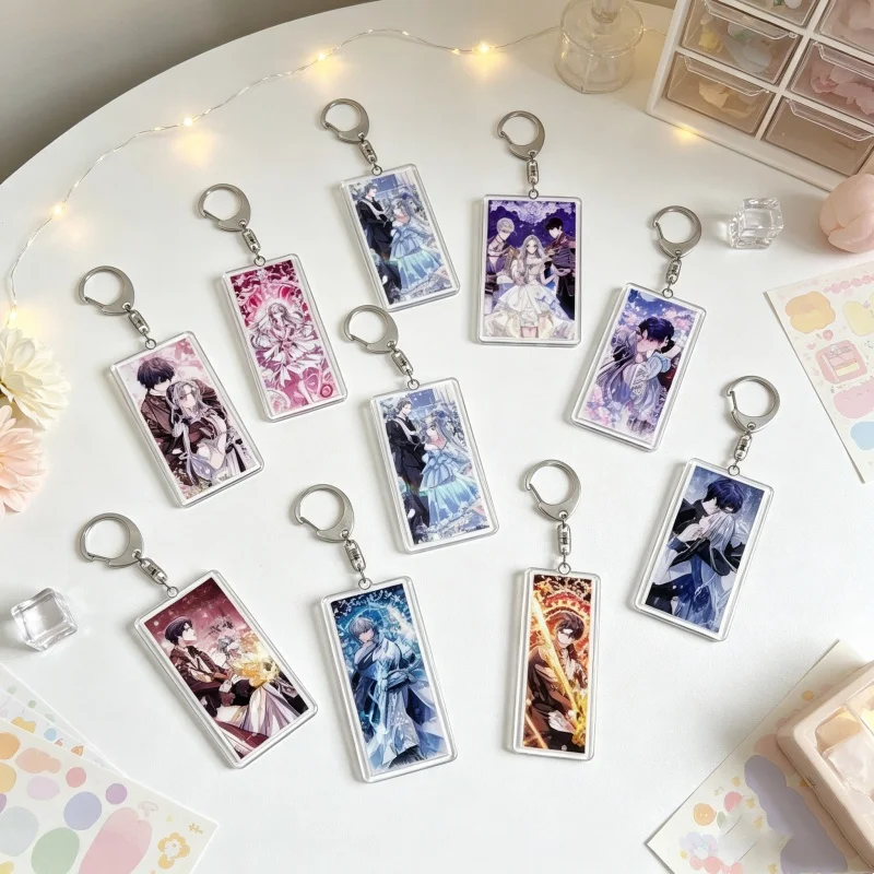 Papa, je ne veux pas de ce mariage ! Porte-clés Pendentif en Acrylique 2026, Très Populaire, Cadeaux pour Fans, Porte-clés de Sac en Acrylique 6cm, Motif Dessin Animé
